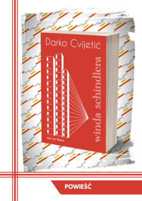 Zdjęcie przedstawia okładkę książki Darko Cvijetićia pod tytułem Winda Schindlera.